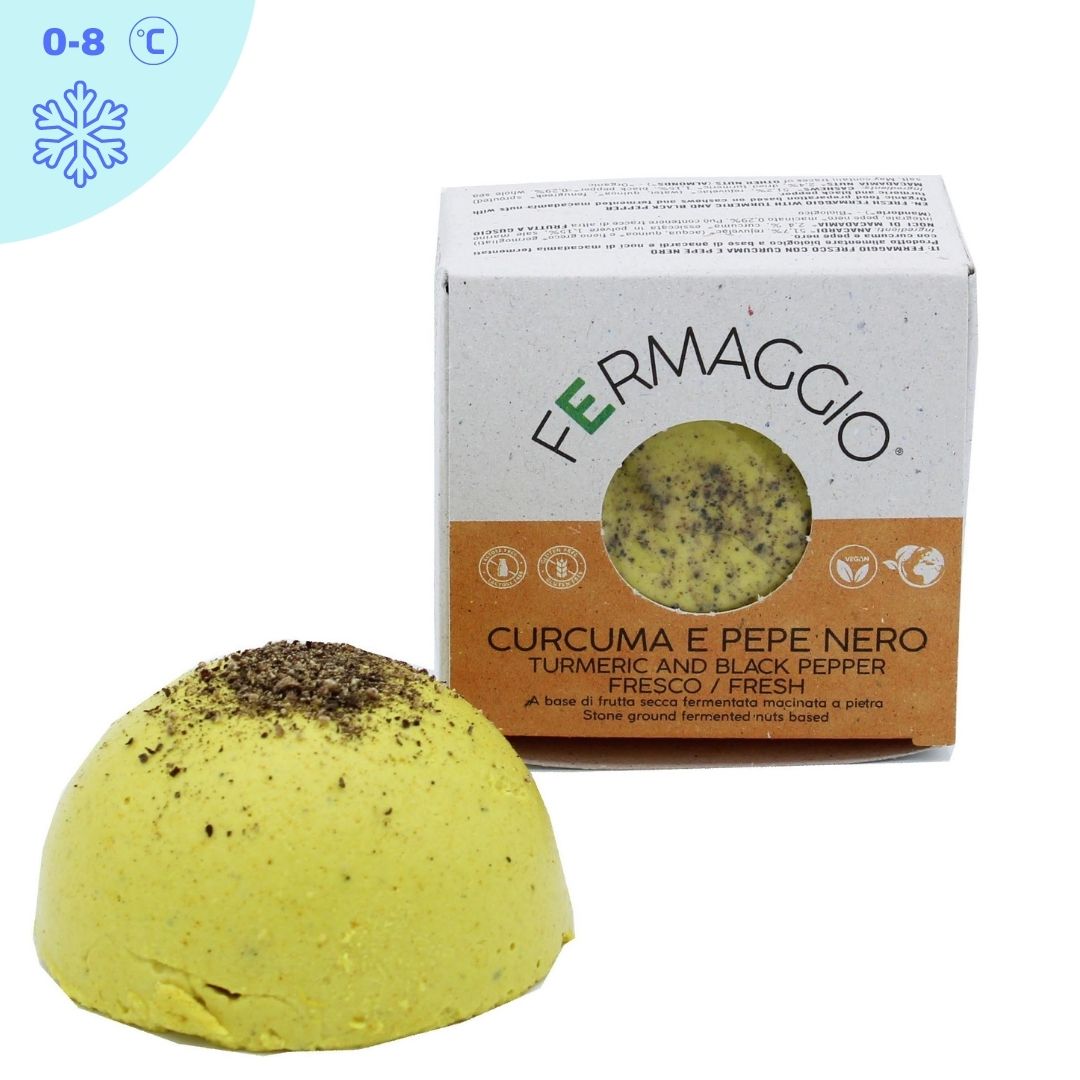 FERMAGGIO FRESCO ALLA CURCUMA E PEPE NERO 90G